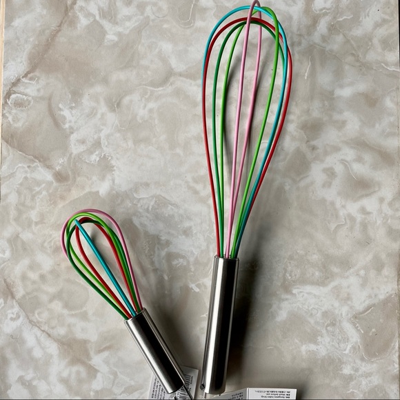 NWT Rainbow Whisk 🍳 Set (2 Pieces) - Picture 2 of 3